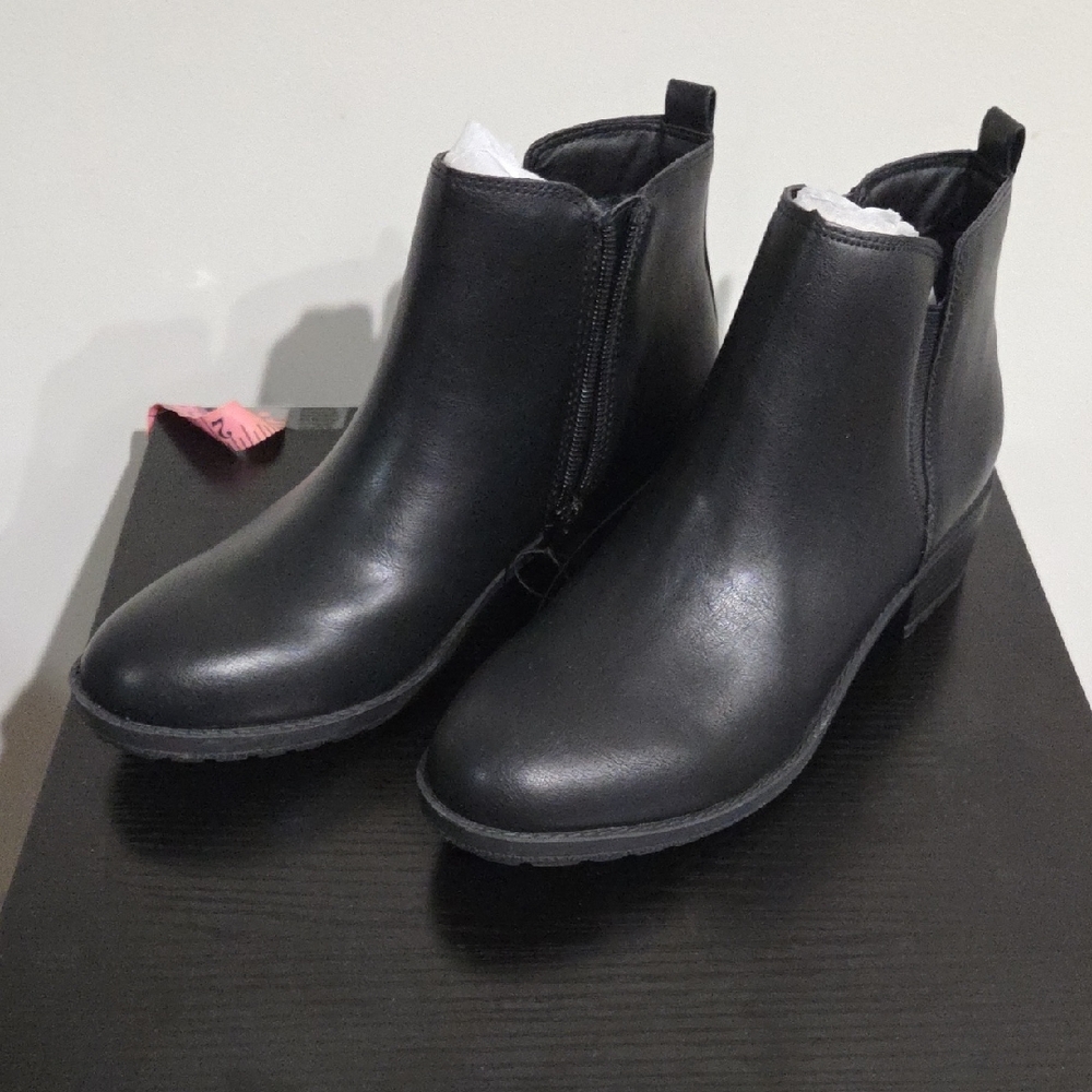 Style & Co. Black Ankle Booties